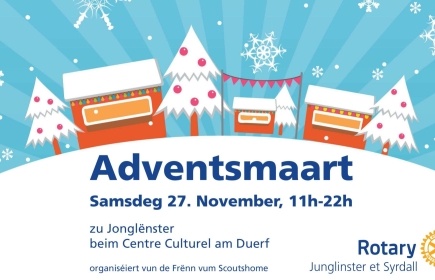 Adventsmaart à Junglinster, le samedi 27.11, de 11h ä 22h